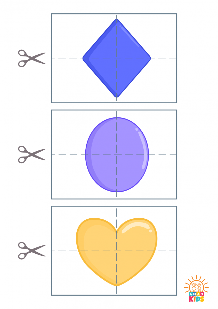 Geometric Shape Puzzles Printable