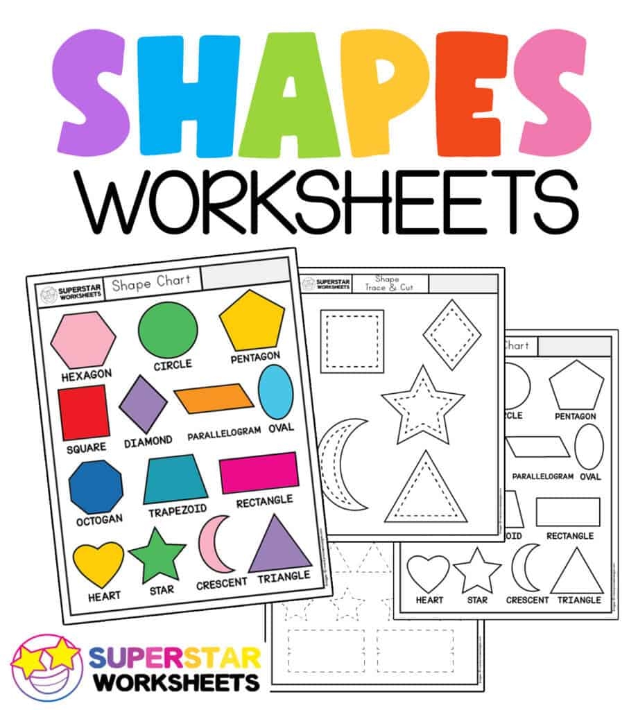 Shapes Worksheets Printable Free