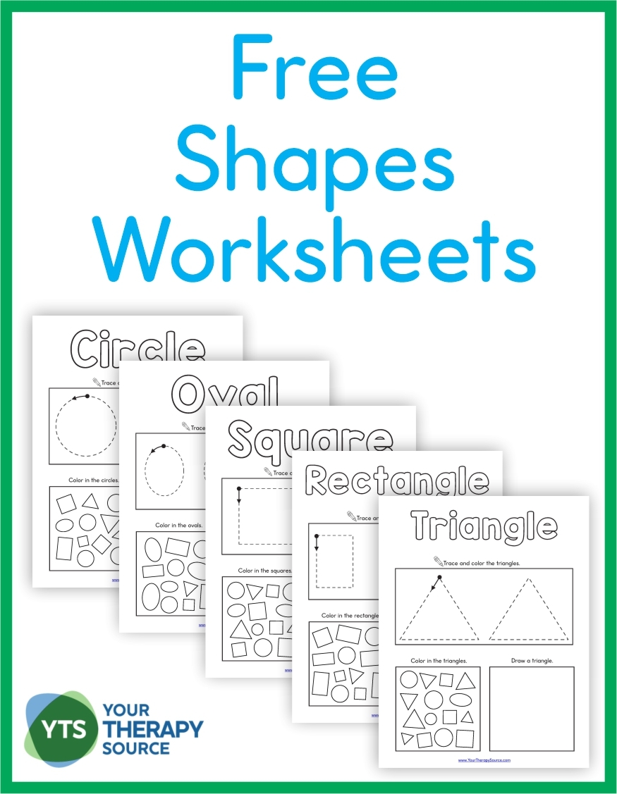 Learning Shapes Worksheets Free Printable