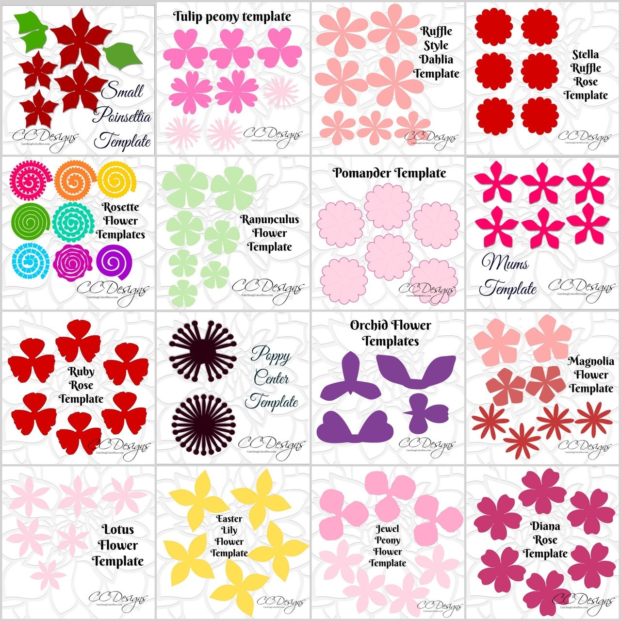 Flower Templates Printable