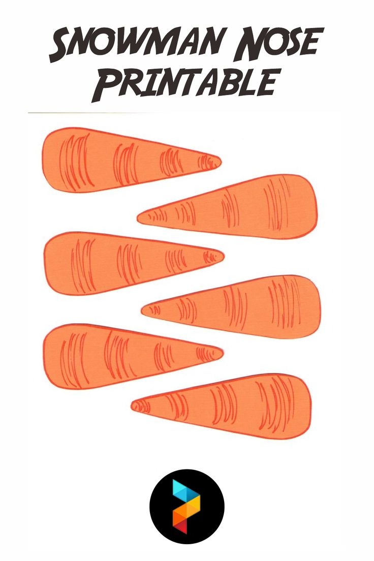 Snowman Nose 14 Free PDF Printables Printablee