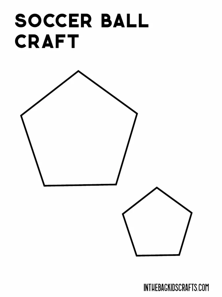 Printable Soccer Ball Template