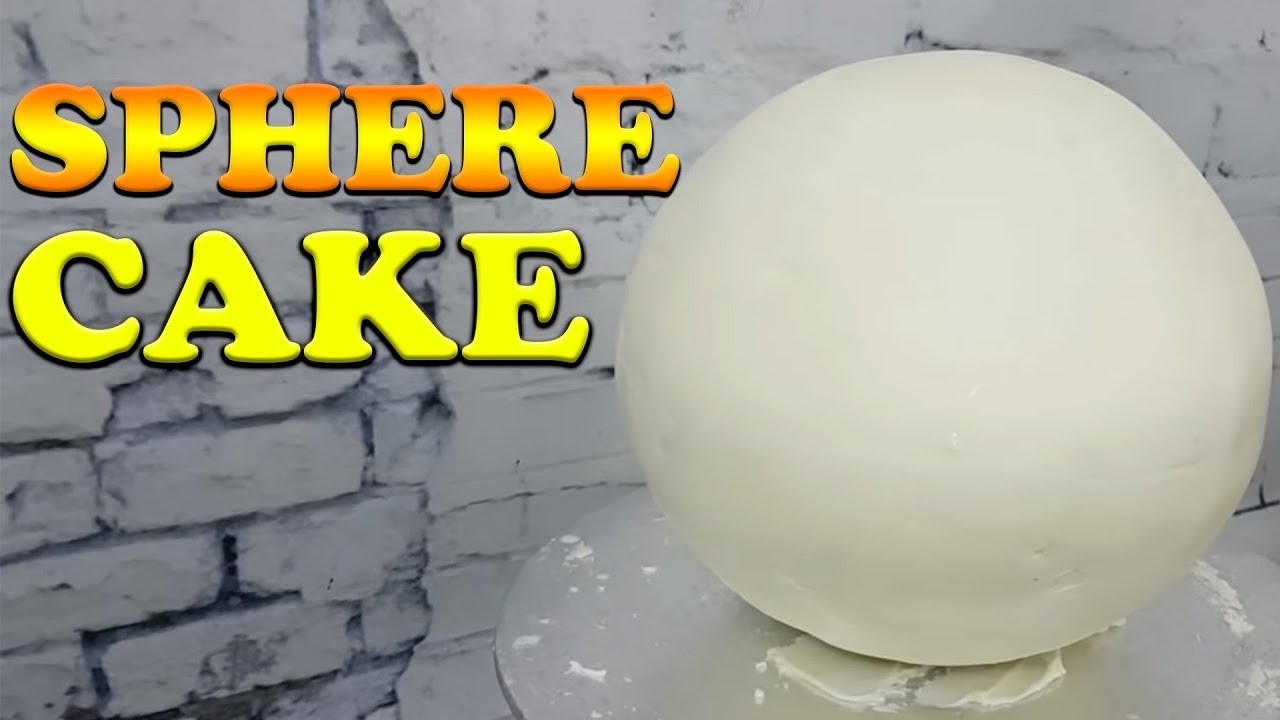 Sphere Cake Round Cake How To Frost White Chocolate Ganache