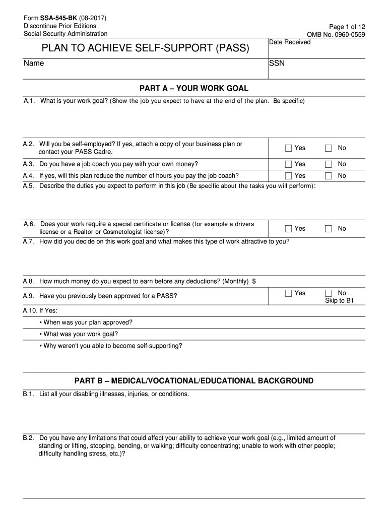 Printable Ssa 8 Form