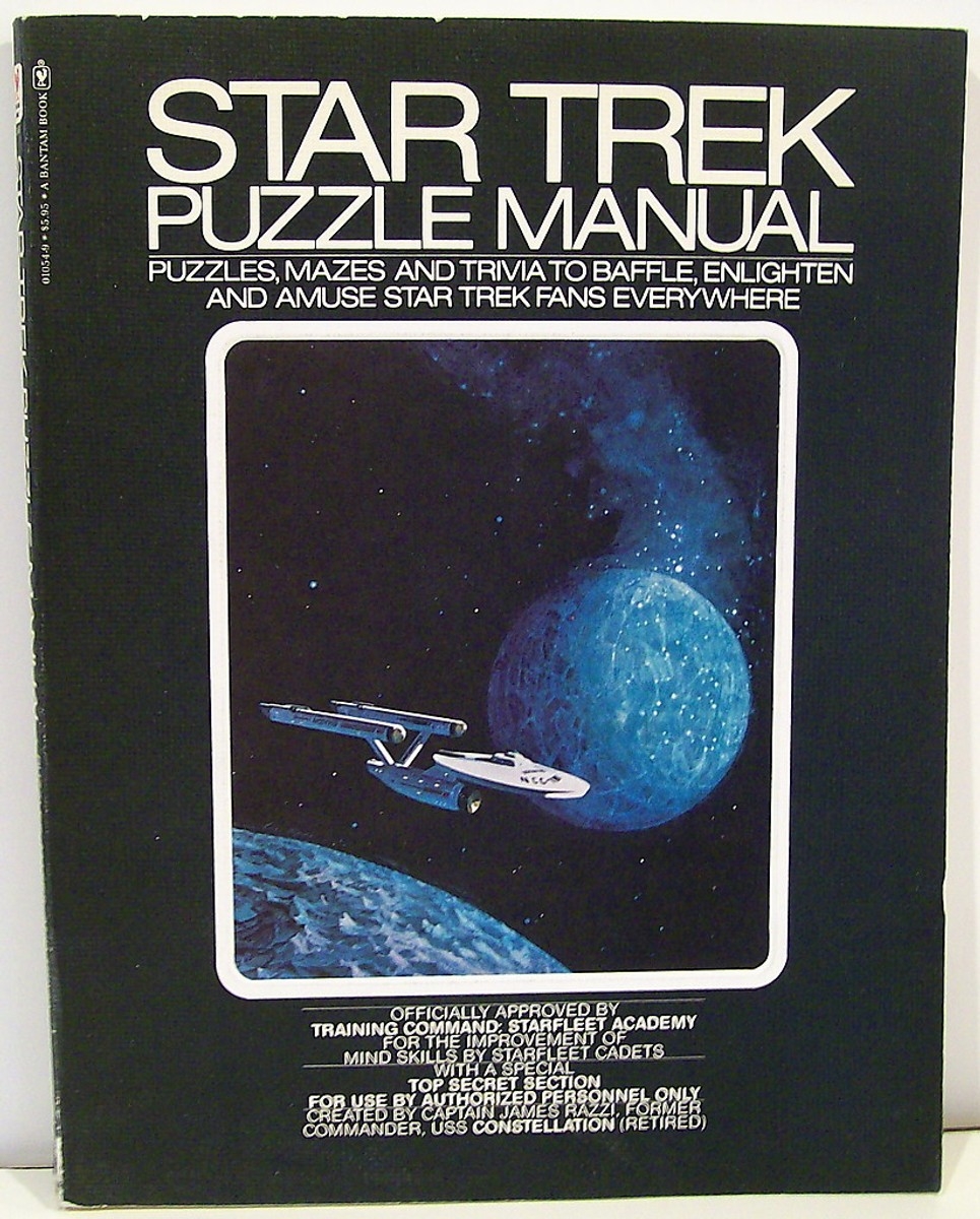Star Trek Puzzle Manual 1976 Puzzles Mazes amp Trivia To Baffle 