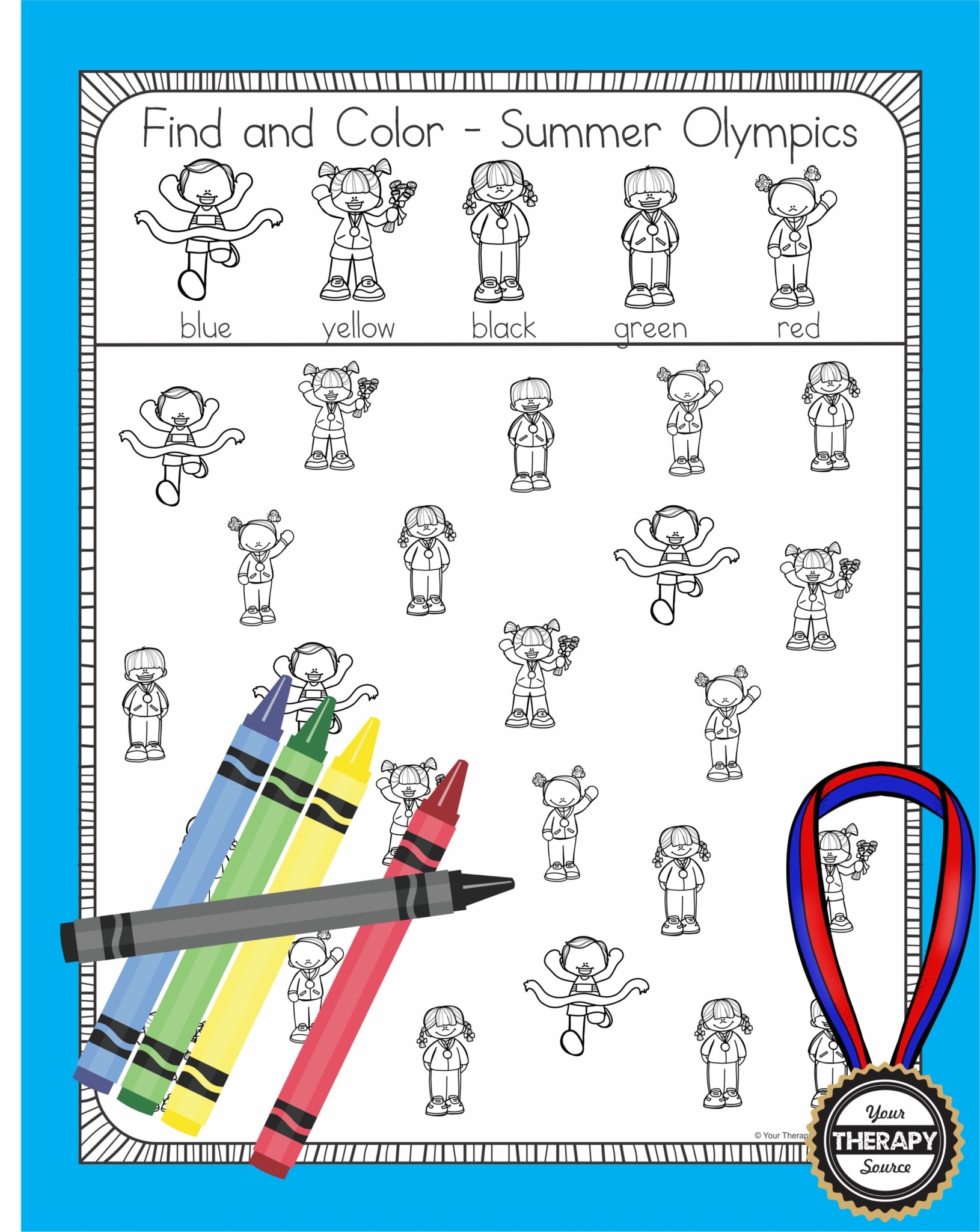 Summer Games Packet Your Therapy Source