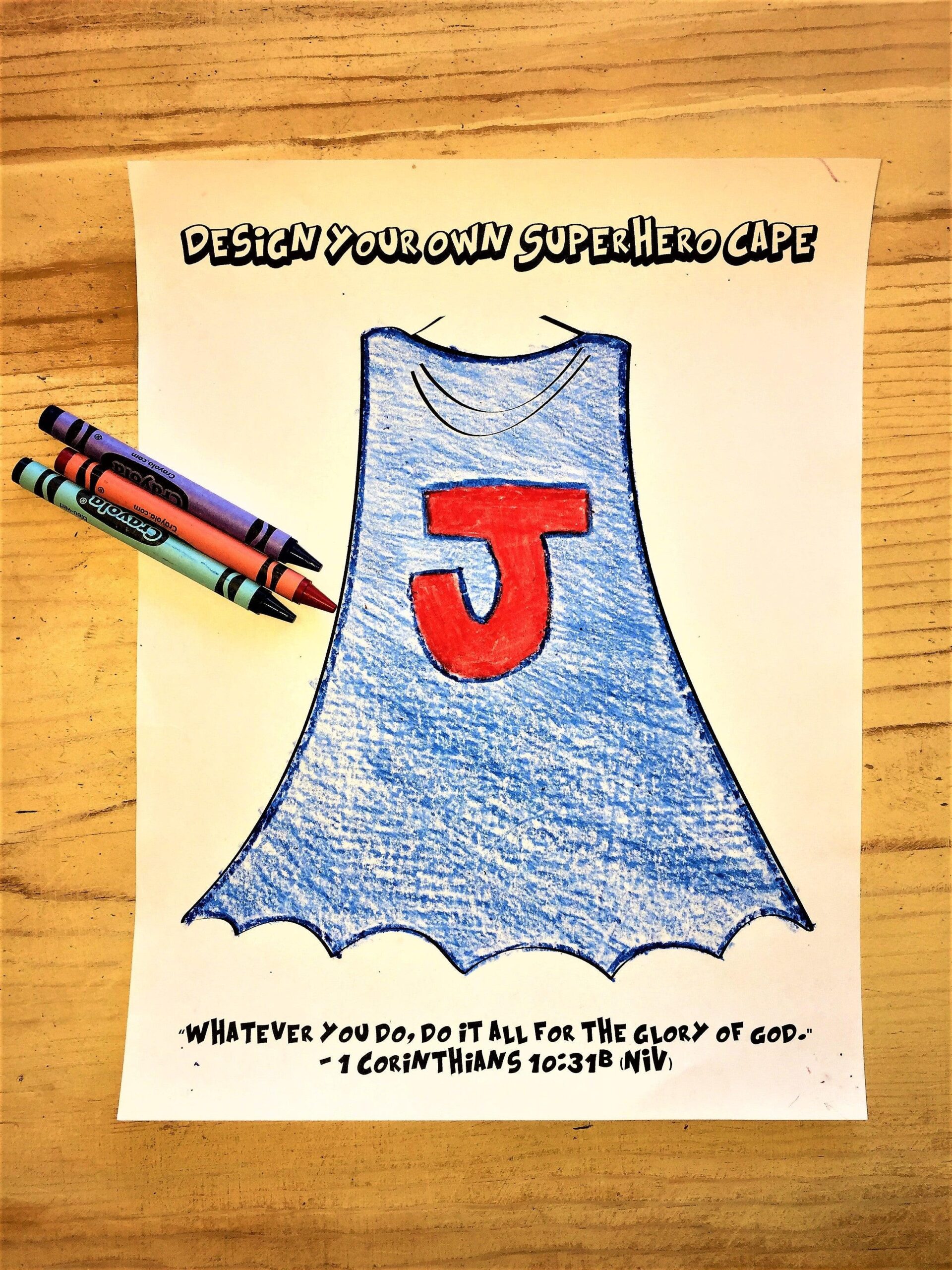 Superhero Cape And Shield Coloring Pages Children s Ministry Deals