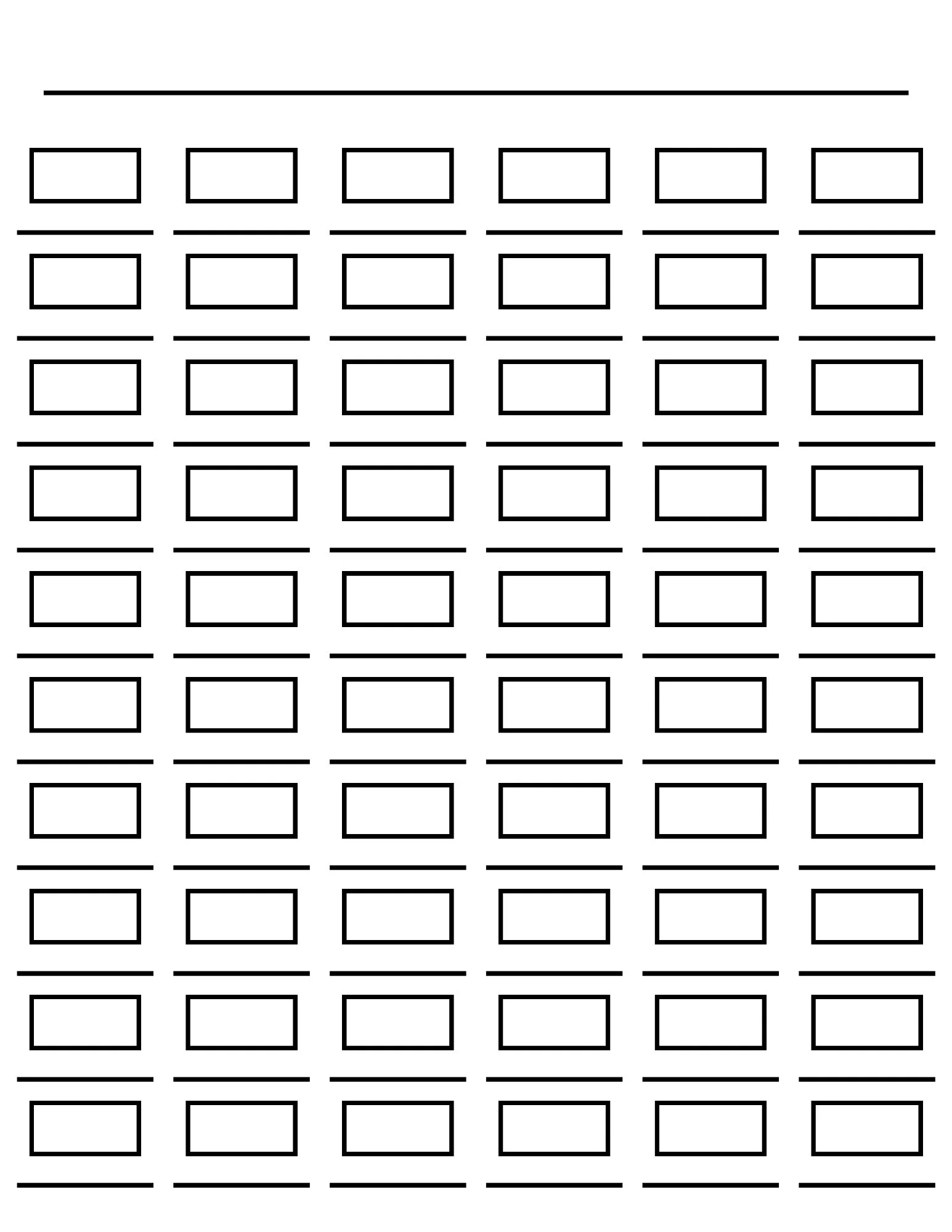 Swatch Template For 60 Colors Alcohol Markers Color Pencils Gel 