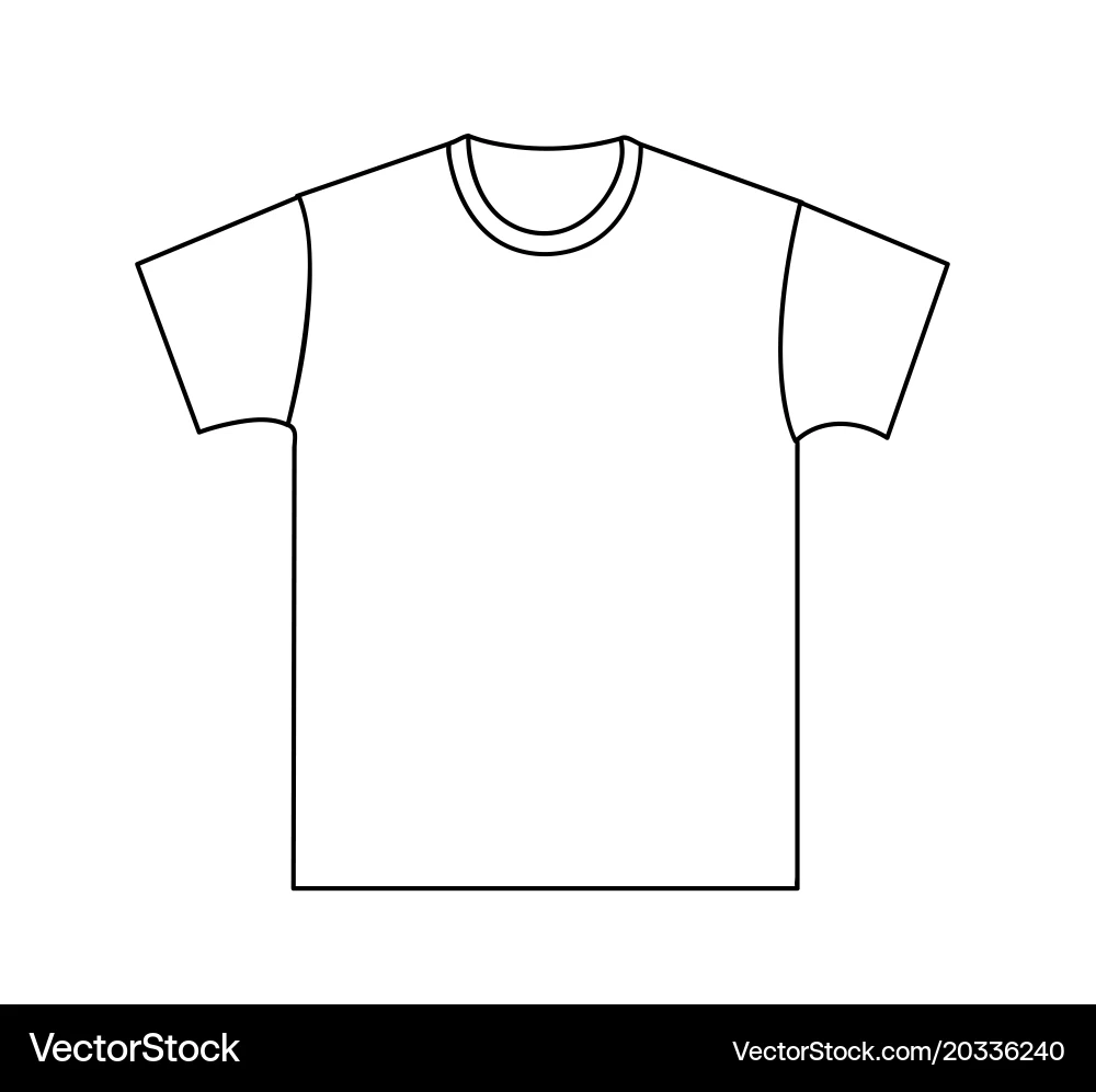 T Shirt Outline Free T Shirt Design Template Vector T Shirt Design 