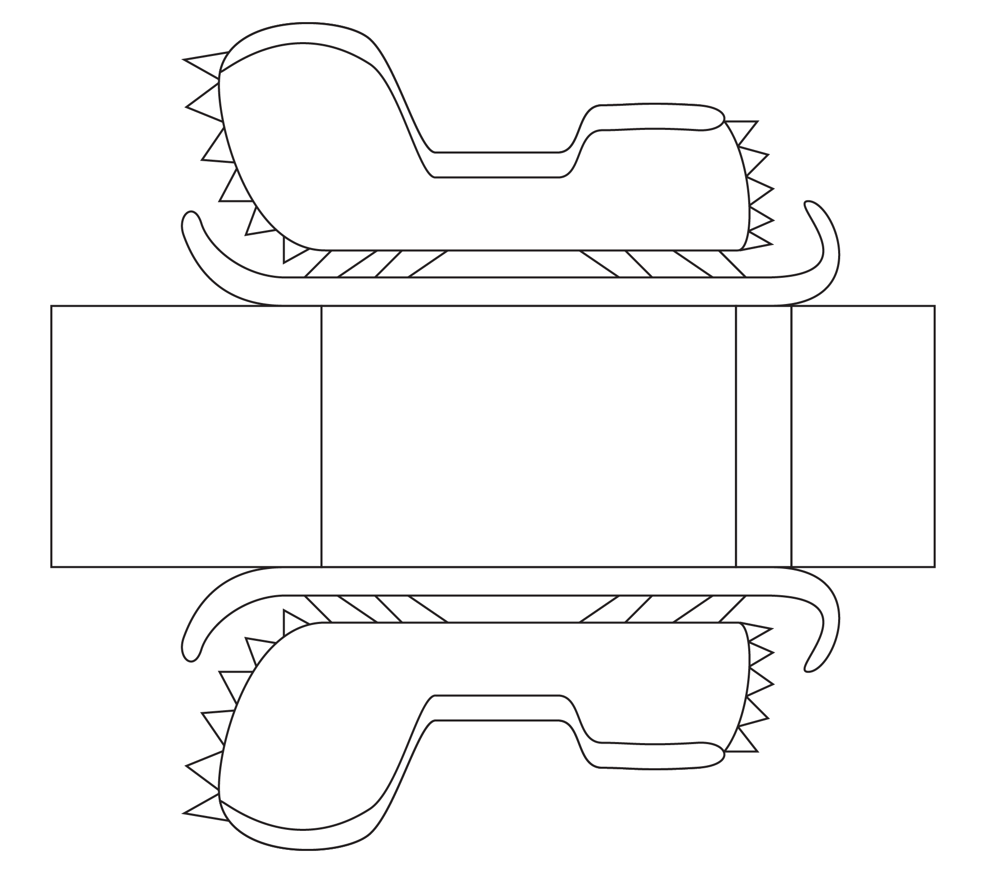 Templates Christmas Sleigh 15 Free PDF Printables Printablee