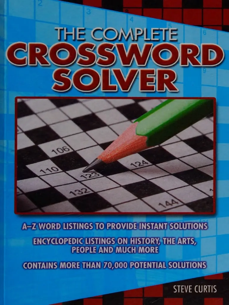 The Complete Crossword Finder By Steve Curtis WeLib 