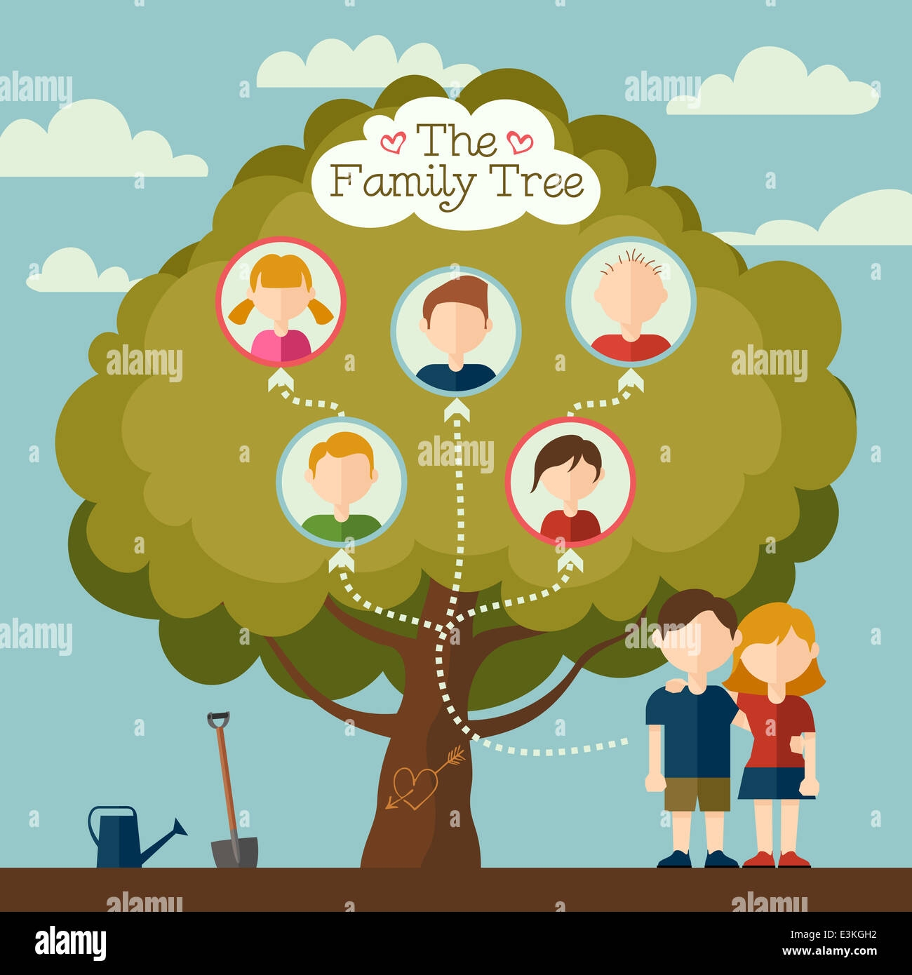 Family Tree Design For 5 Members