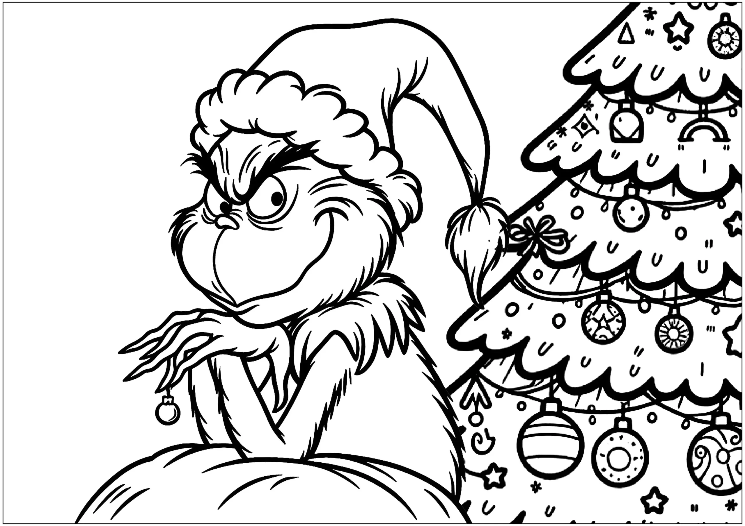 The Grinch Coloring Sheet Printable