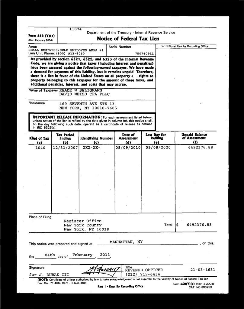 The Tax Times Procedures For Withdrawals And Releases Of Notices 