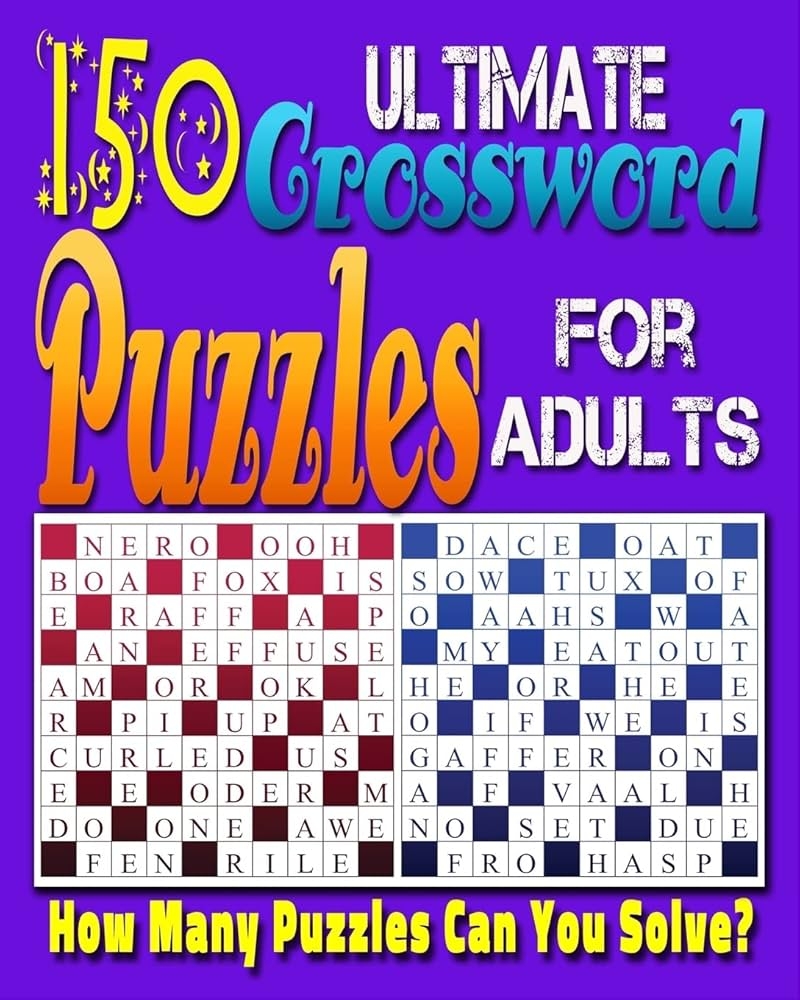 Printable Crossword Puzzle Book