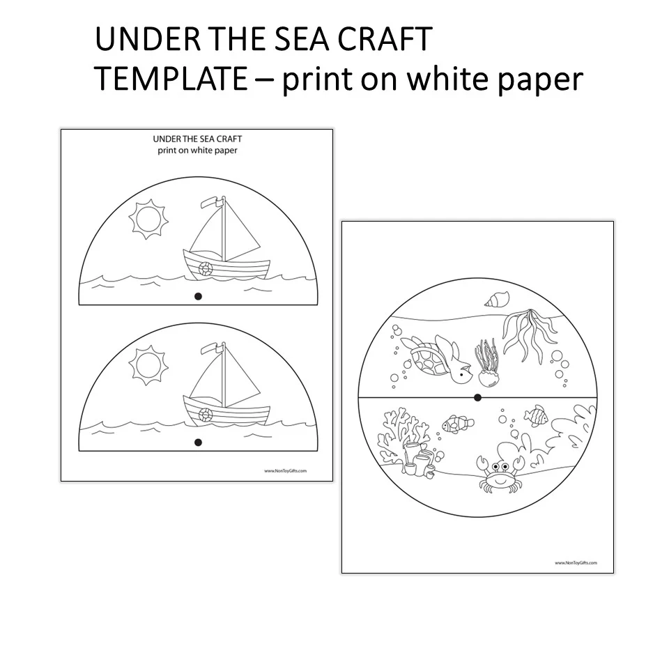 Under The Sea Printable Craft