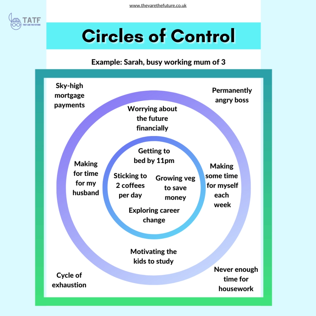 Circles Of Control Worksheet