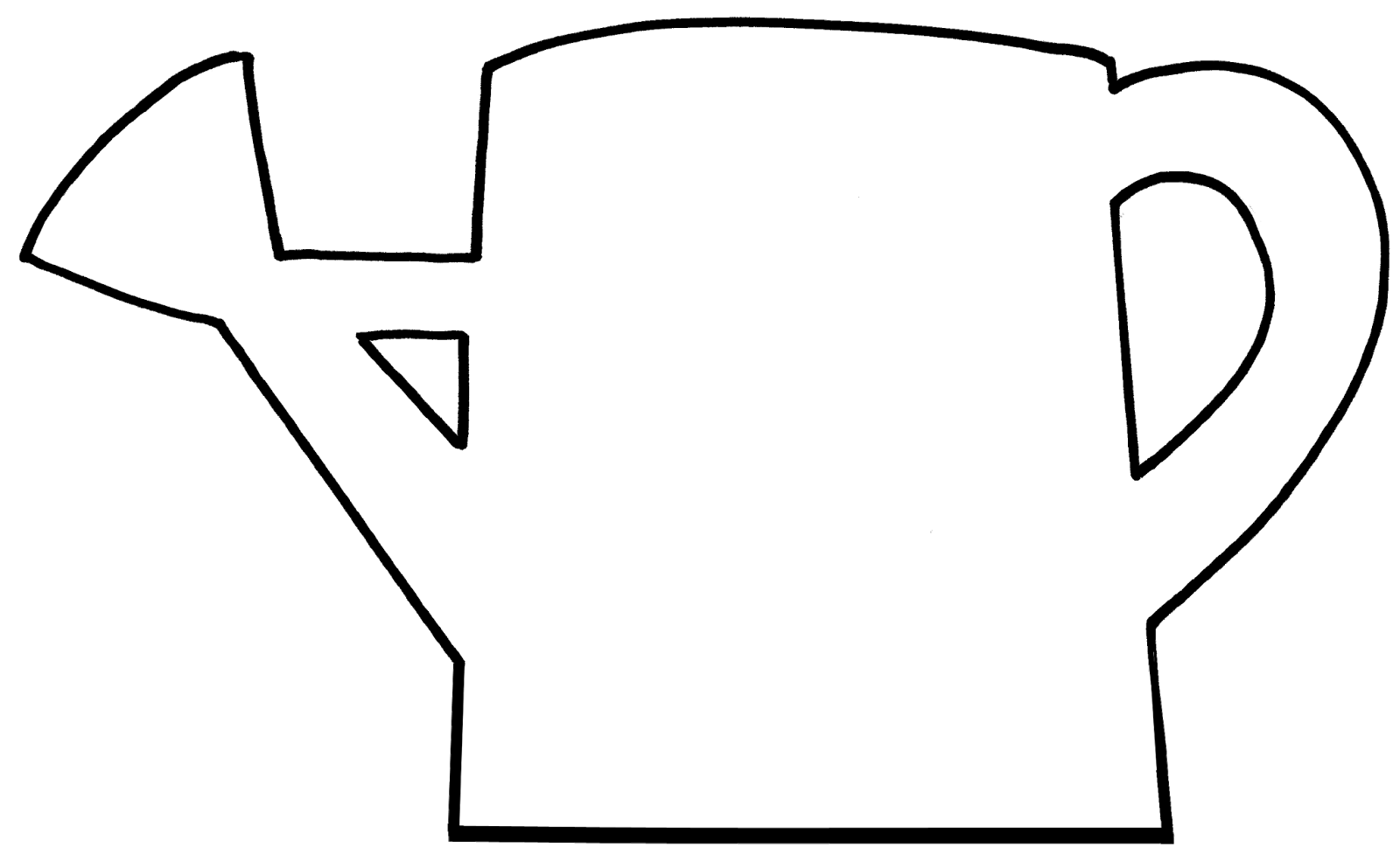 Watering Can Template For Your Garden