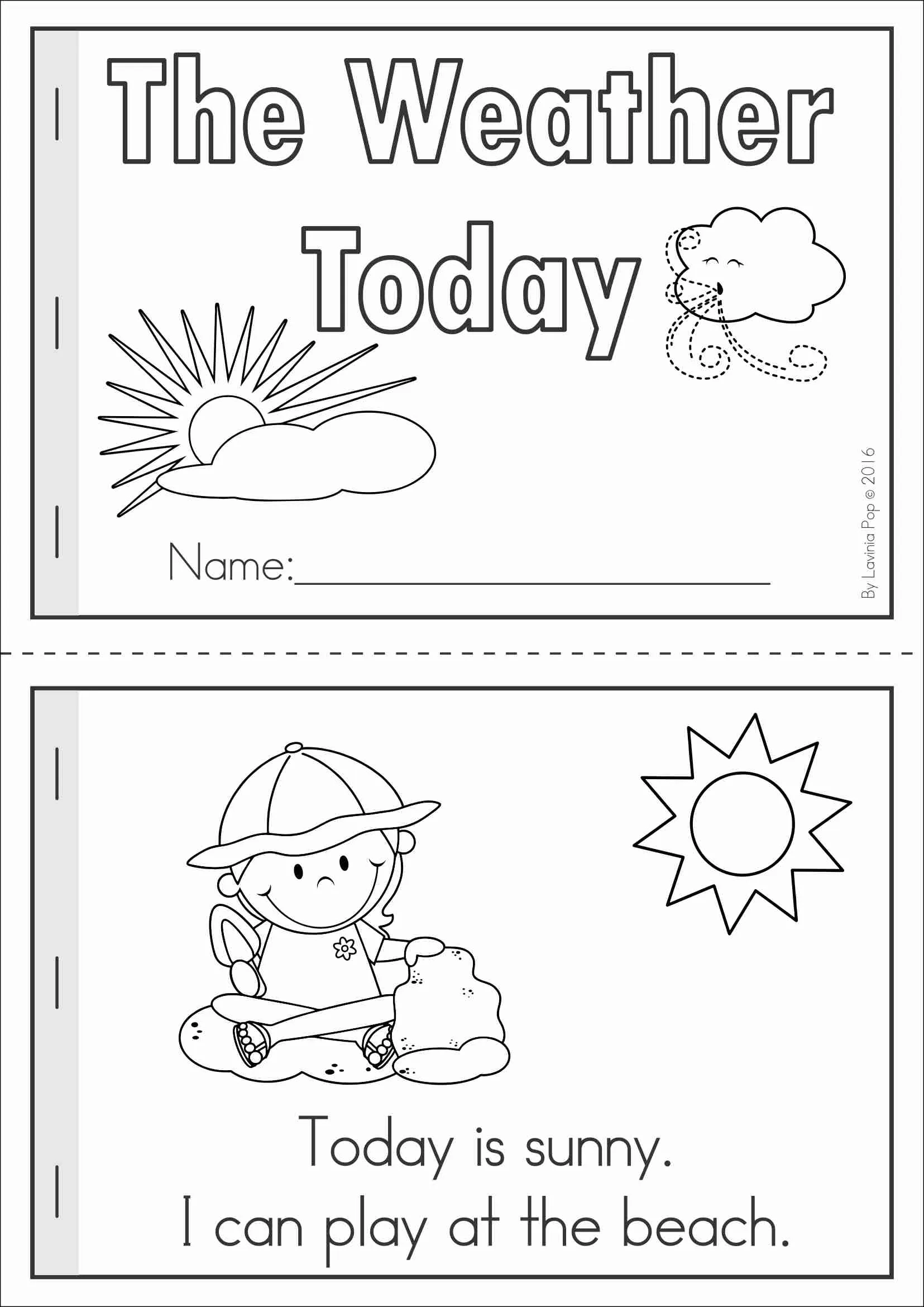Free Weather Printables For Preschoolers