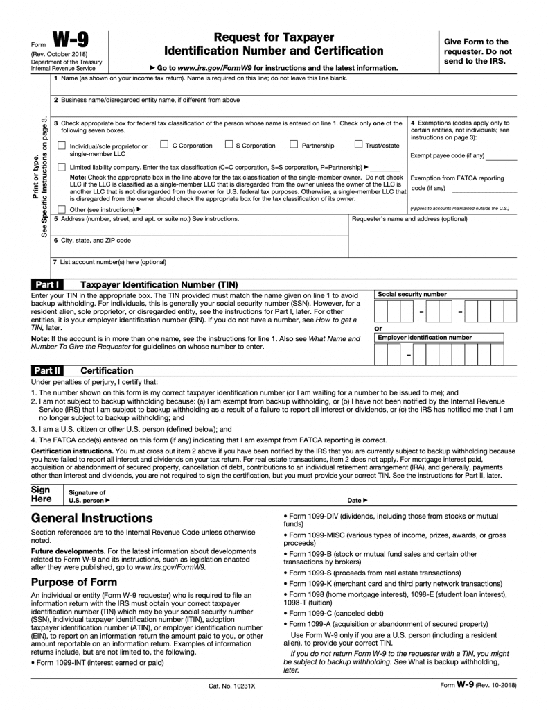 Irs I 9 Form Printable