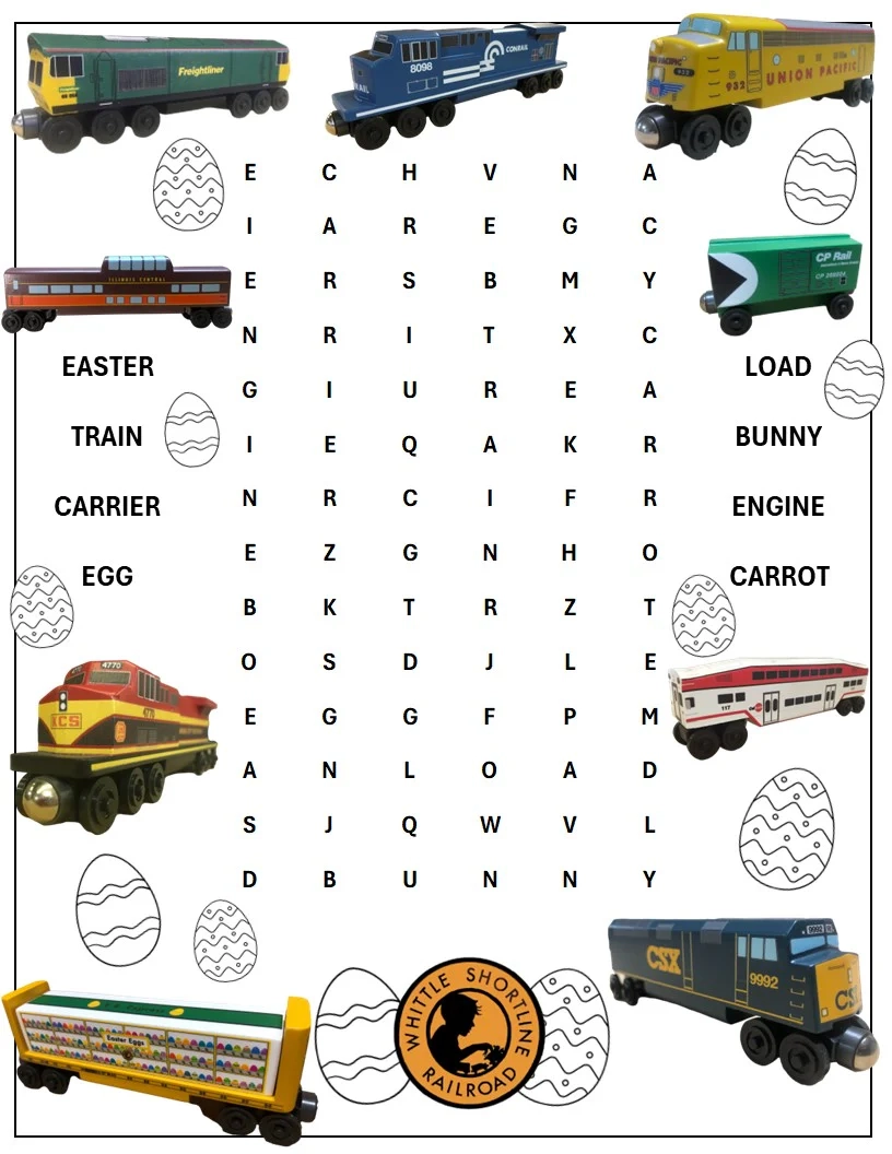 Whittle Shortline Easter 2024 Crossword Printable Click Image 