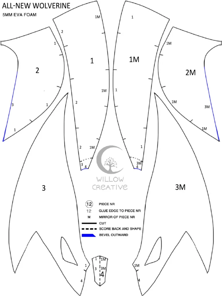 Wolverine Mask Pdfpattern PDF
