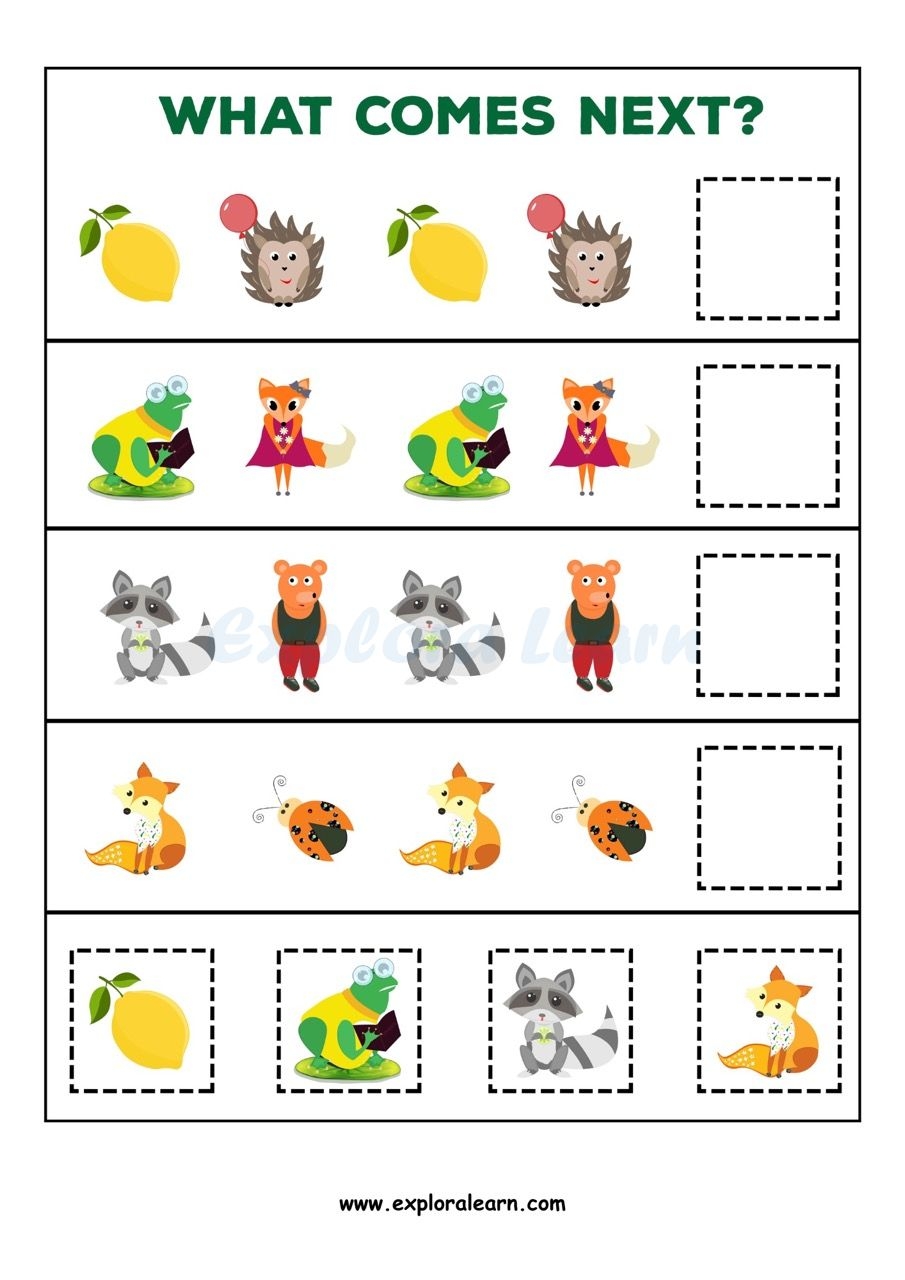 Worksheets For Visual Attention In ADHD Autistic Kids
