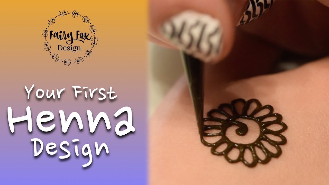Your First HENNA Tutorial For Beginners